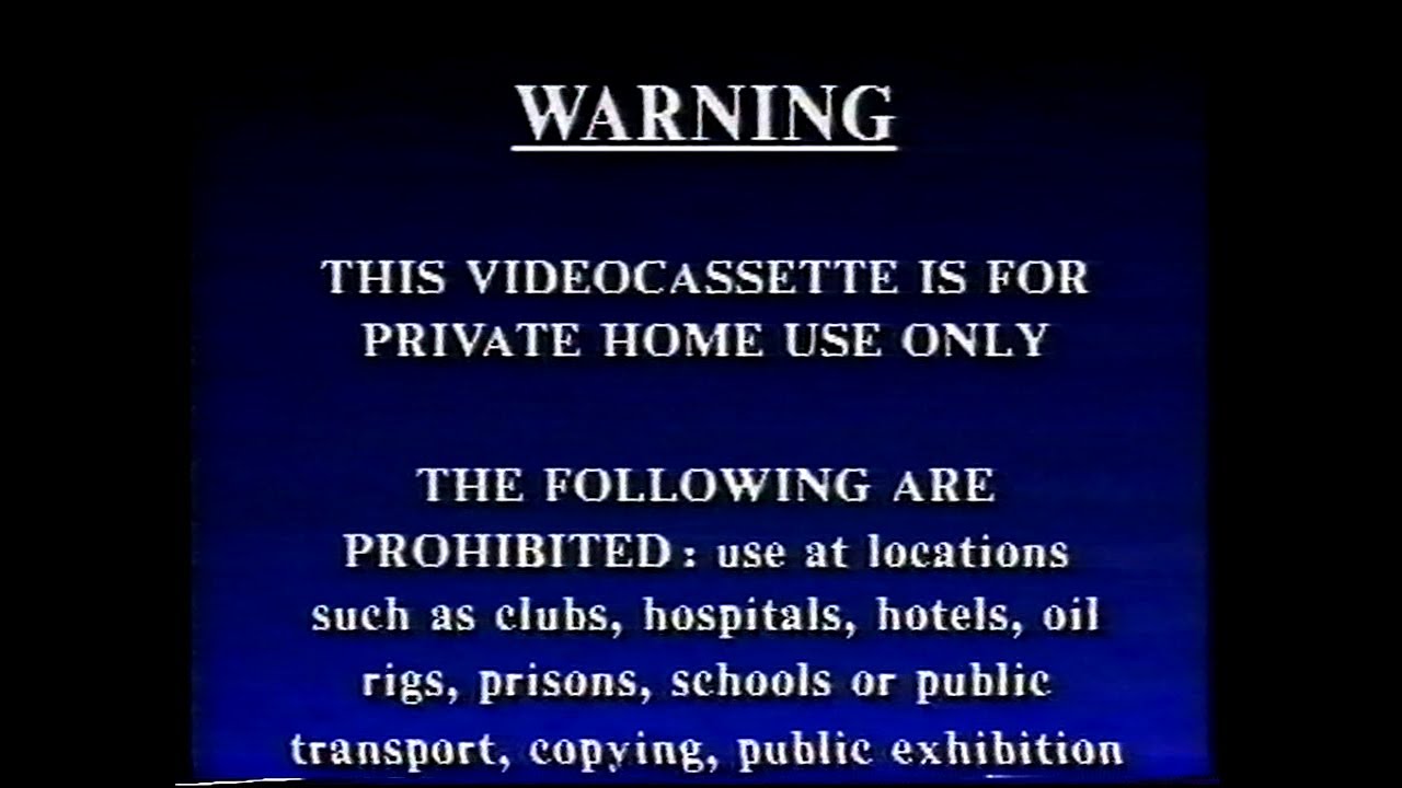 Shrek VHS movie release with pre-roll movie previews