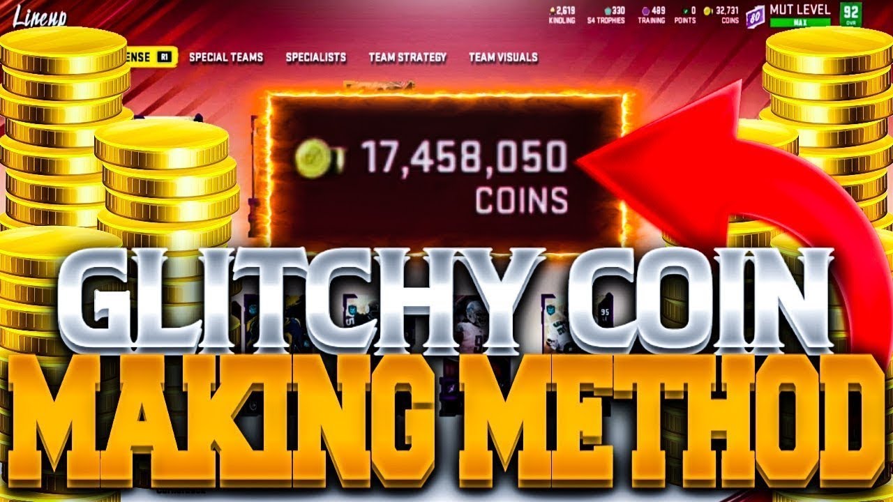 NEW GLITCHY COIN MAKING METHOD IN MADDEN 20!! | MAKE 100K COINS IN A FEW MINUTES MADDEN 20!!
