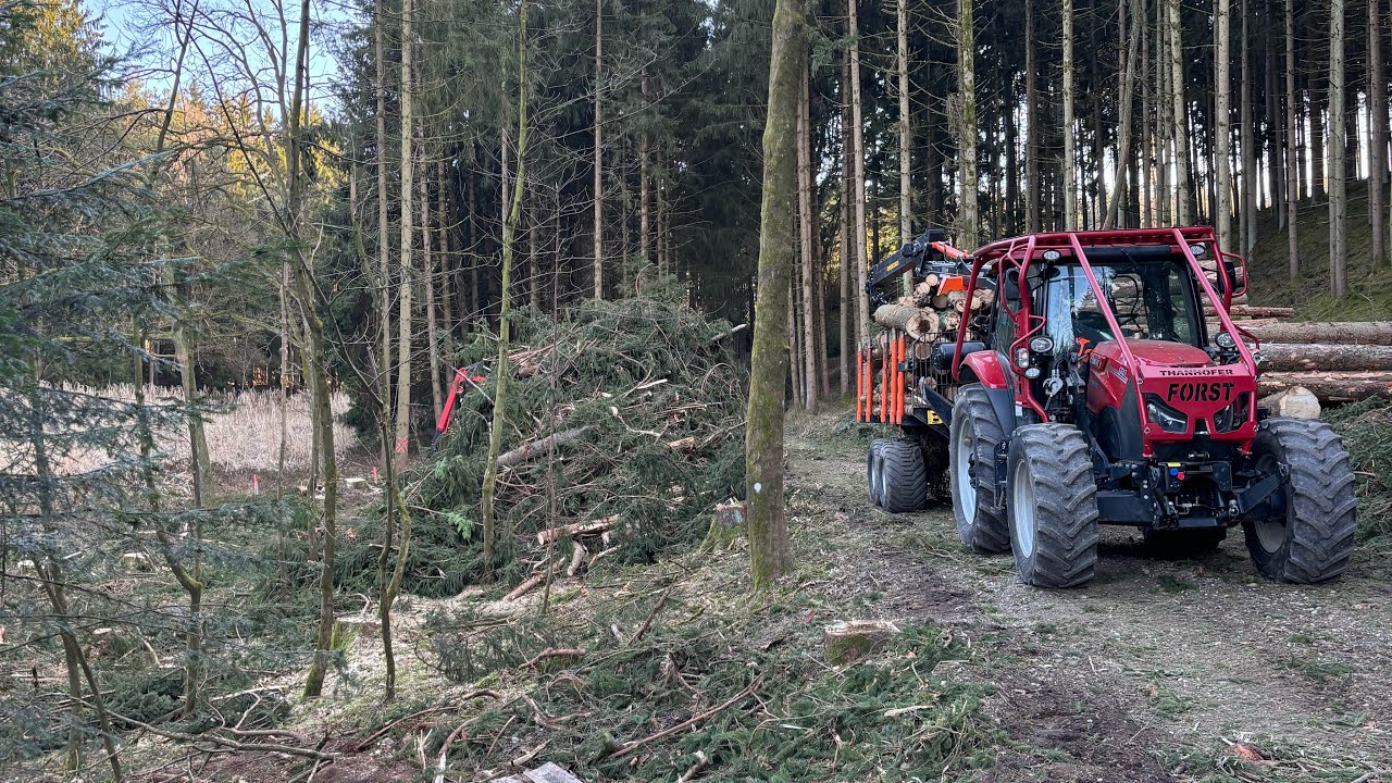 2 2 T Kranseilwinde am Bmf Rückewagen und bald kommt was neues