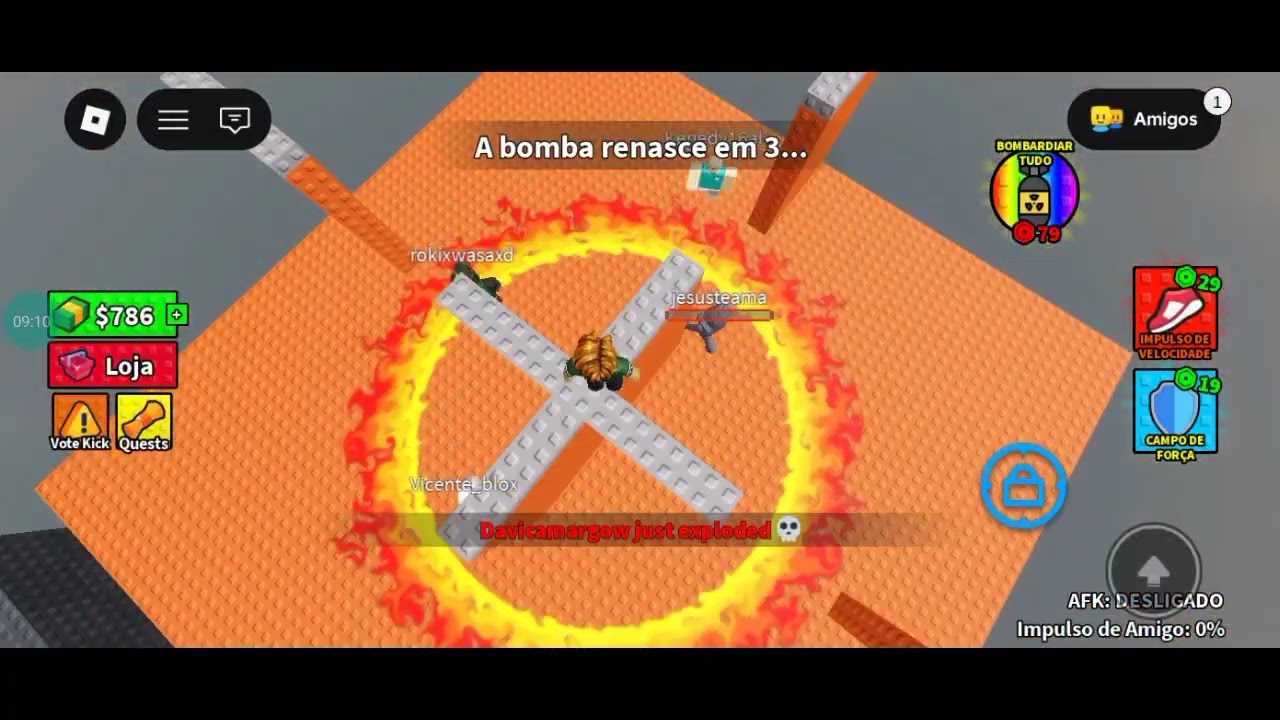 Jogando passe a bomba