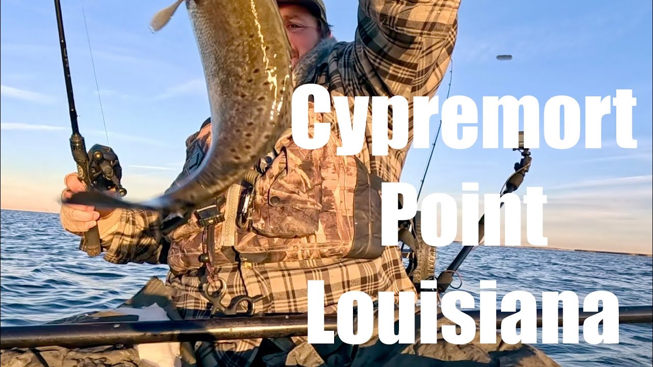 Первая рыбалка в Сайпермир-Пойнт, Луизиана.