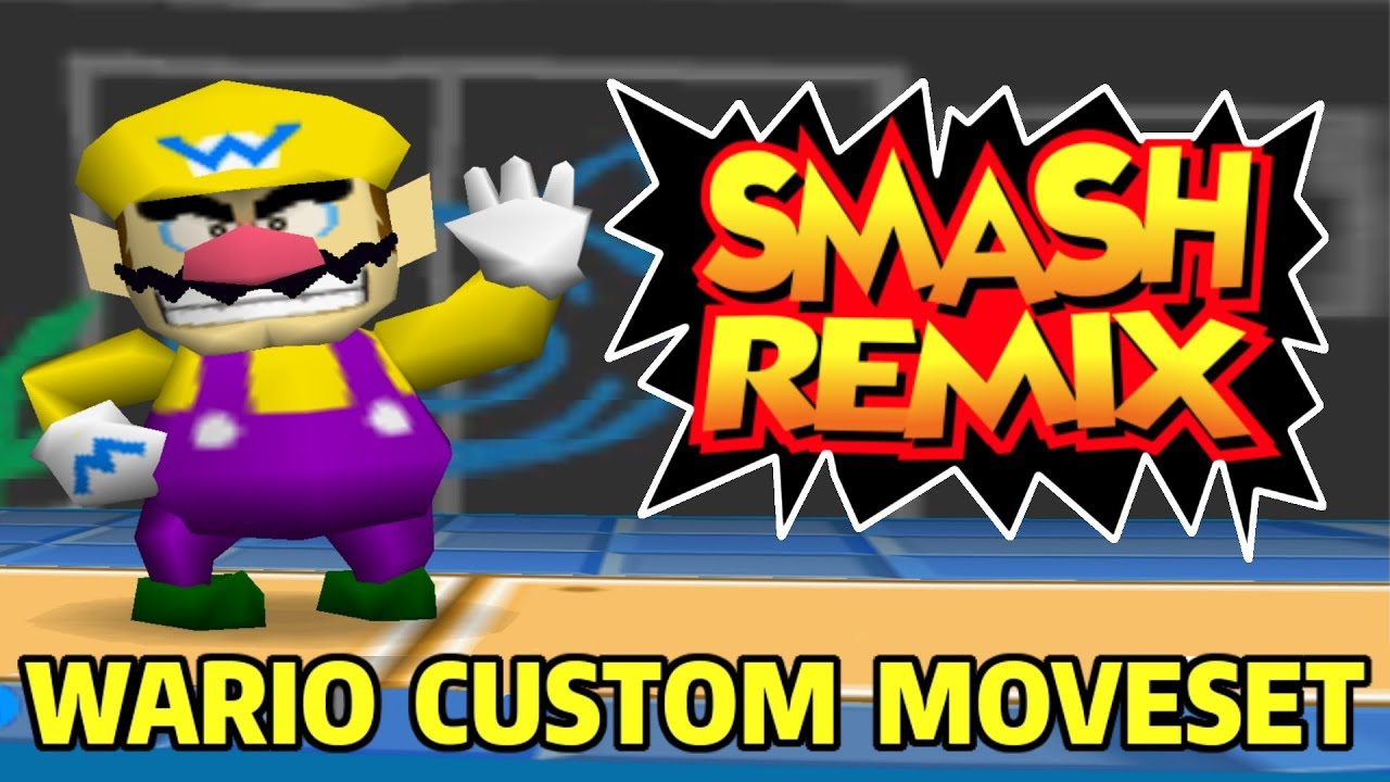 Wario Fully Custom Moveset in Super Smash Bros. 64! [Smash Remix Mod]