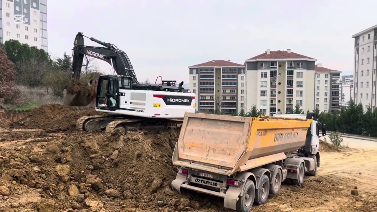 HİDROMEK 310 HAFRİYAT ÇALIŞMASI