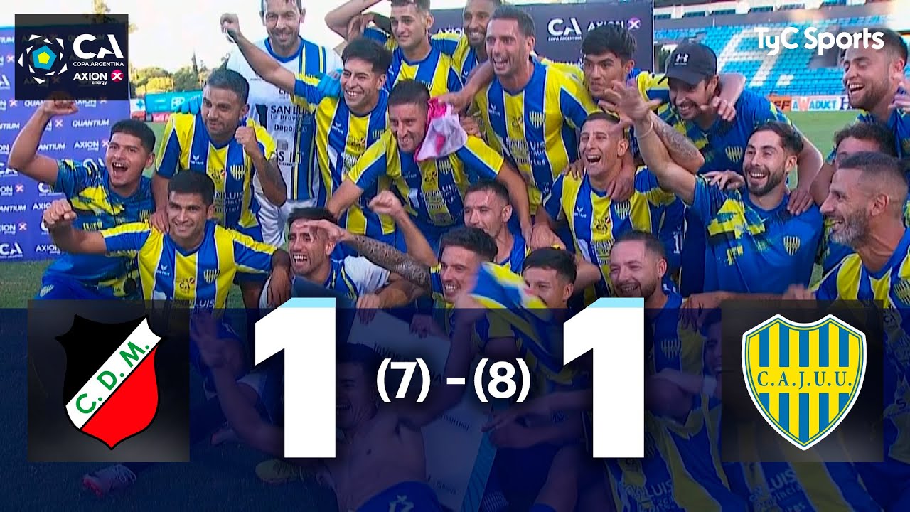 Dep. Maipú 1 (7)-1 (8) Juv. Unida (SL) | INCREIBLES PENALES | Copa Argentina 2024 | 32avos de final