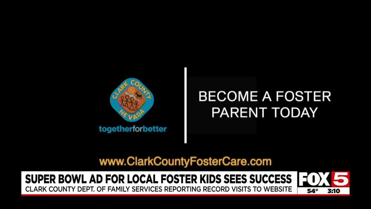 Super Bowl ad for Clark County foster kids sees success