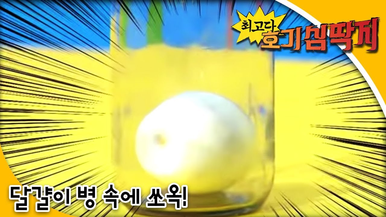 Why - 최고다! 호기심딱지 - 달걀이 병 속에 쏘옥!