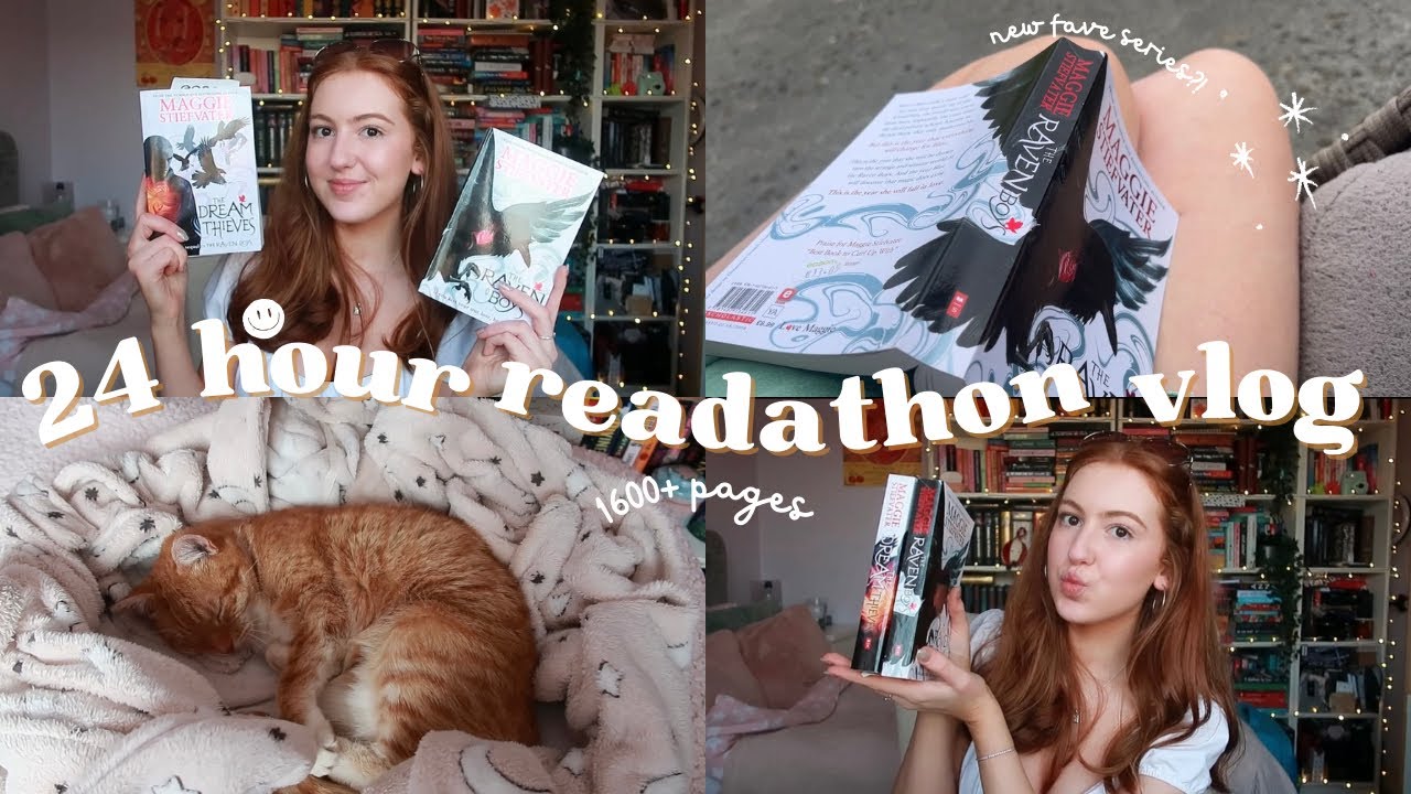 Attempting to read The Raven Cycle in 24 hours?! *NO SPOILERS* Reading Vlog