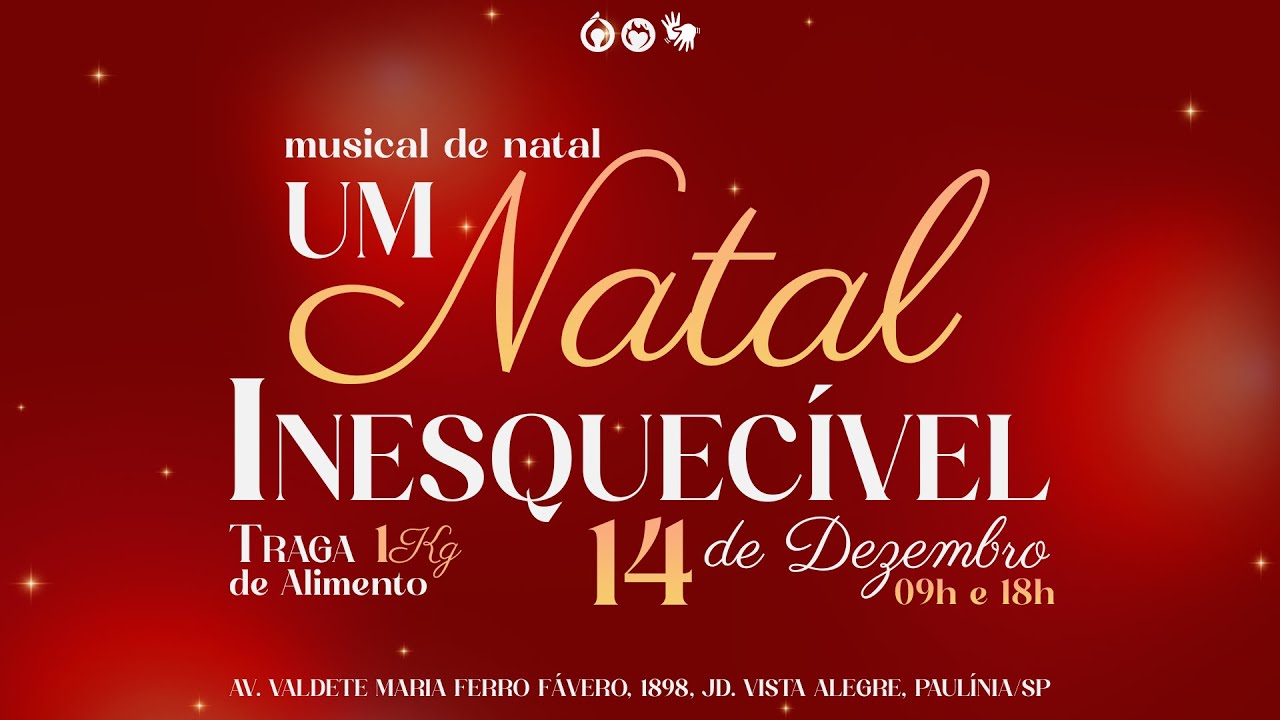 Musical de Natal - Um Natal Inesquec&iacute;vel (manh&atilde;) | 14/12/2025