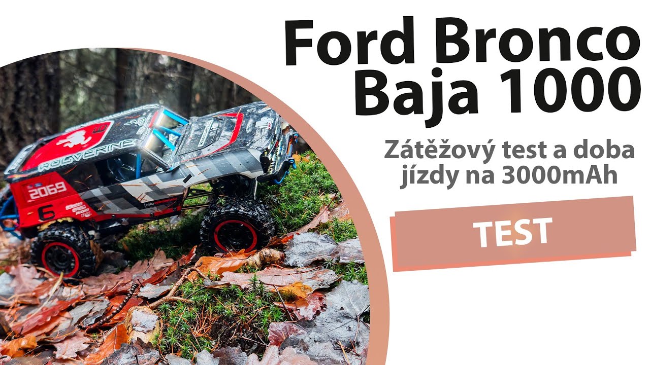 Ford Bronco Baja 1000 zátěžový test