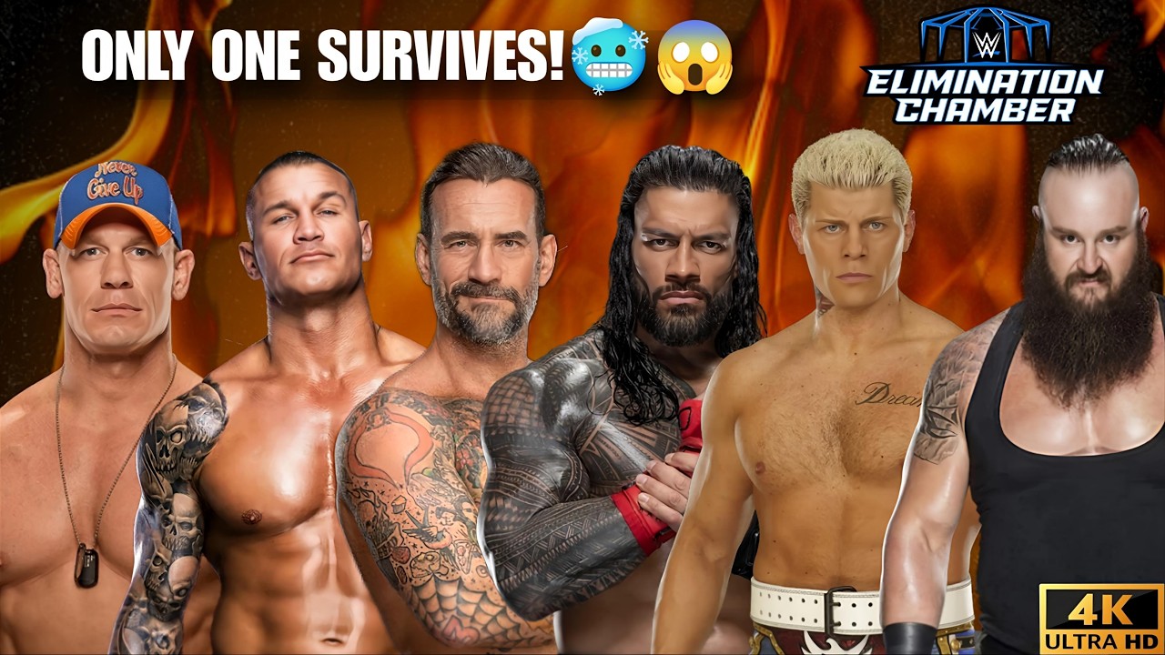 Who Survives the Chamber?! 😱 6 Man Elimination Chamber Match – WWE 2K25 Gameplay