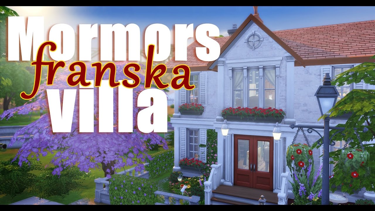 Mormors franska villa (grundspel + vampyrpaketet!) - The Sims 4 Speed Build