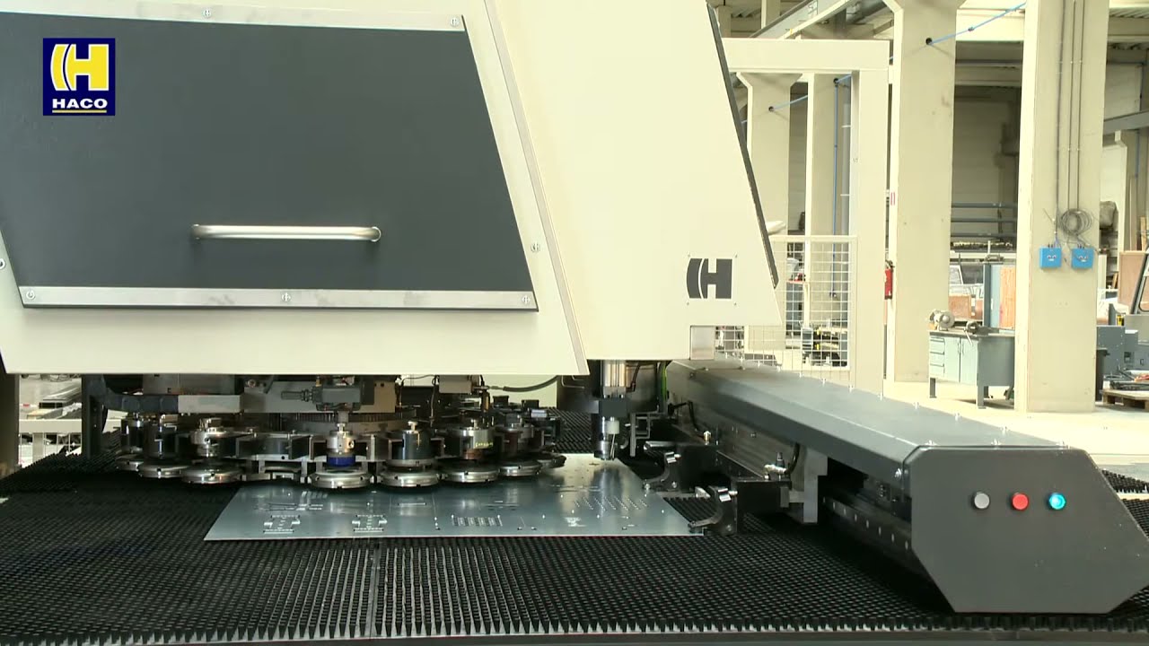 Máy Đột Dập CNC HACO Q3 - Đầu đột xoay 360 độ