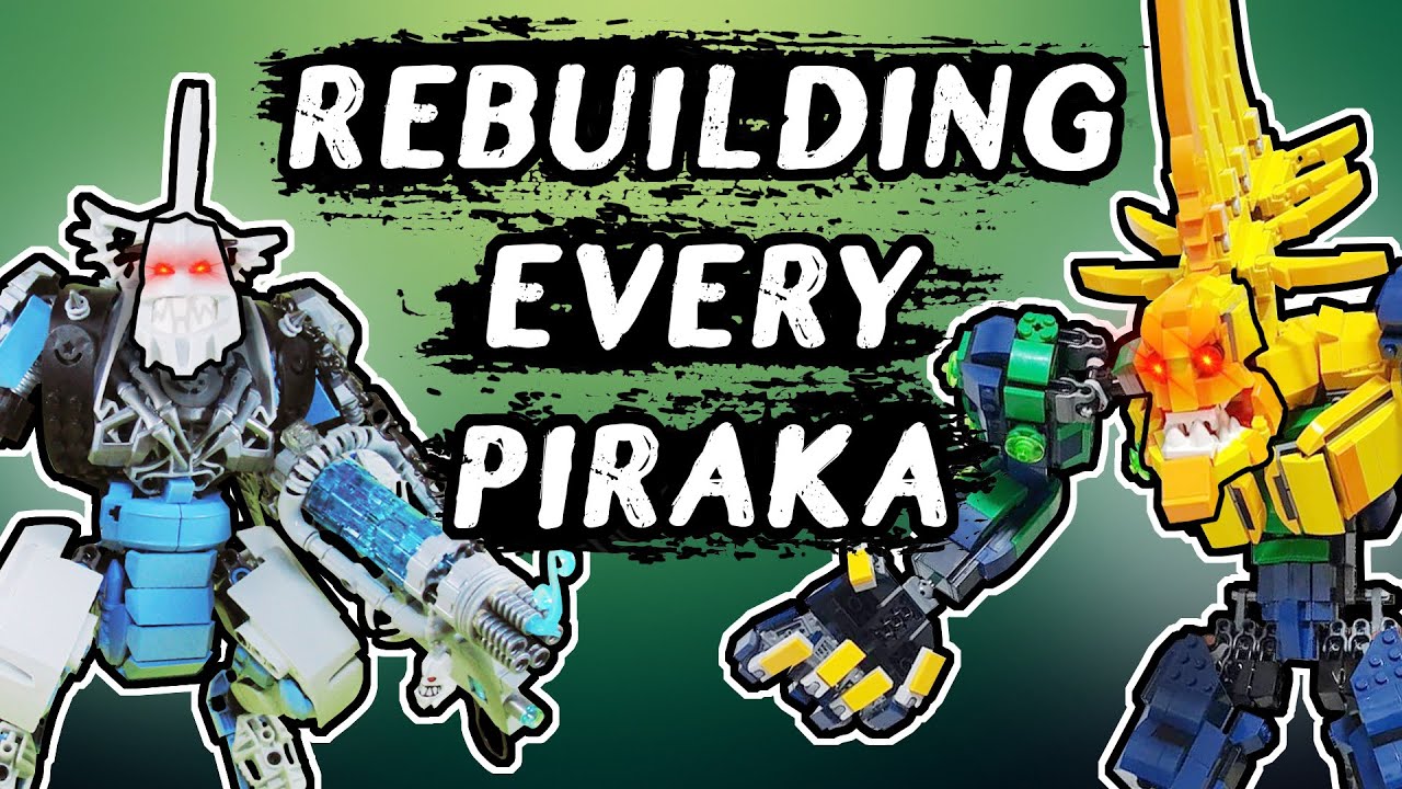 Every LEGO Bionicle PIRAKA Built Better