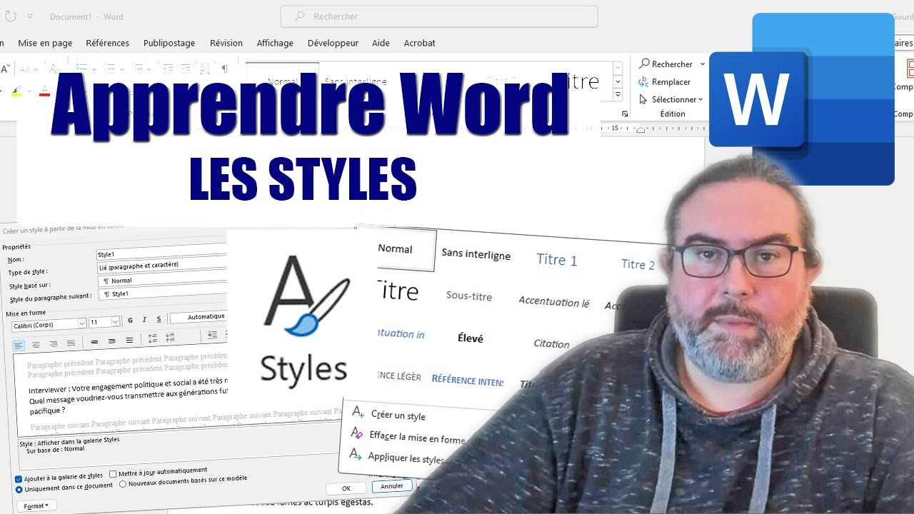 Tout savoir sur les STYLES sous Word