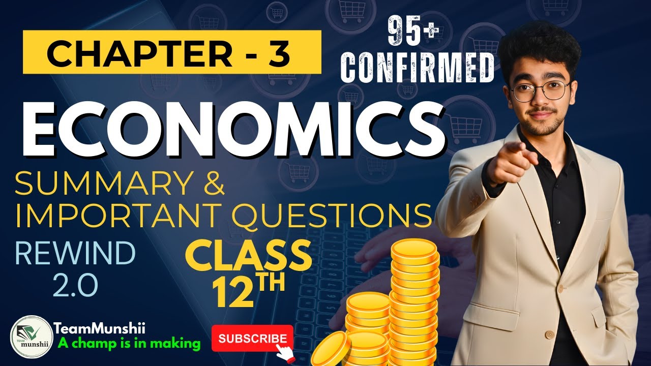 One Shot - Chapter 3│Rewind 2.0│Class 12│Macroeconomics│2025-26