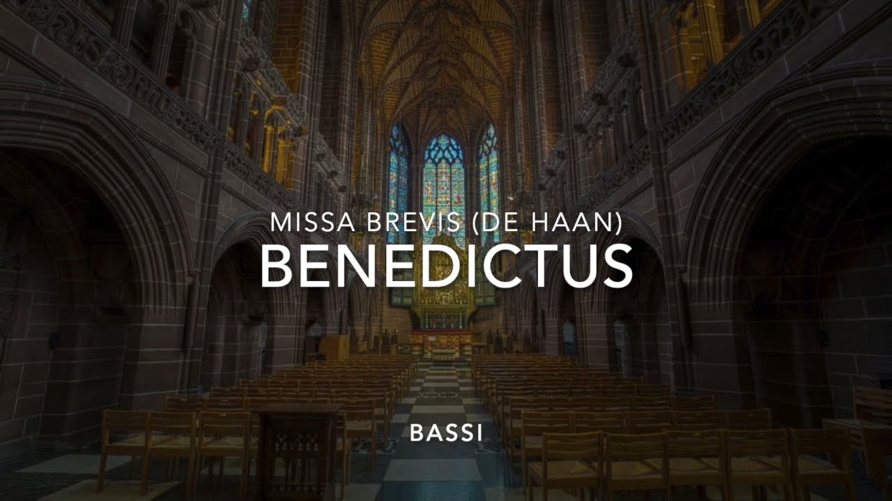 BENEDICTUS | BASSI | Missa Brevis (De Haan) Base musicale