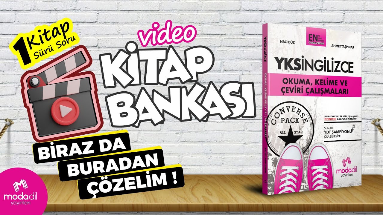 2024 YKS-DİL Video Kitap Bankası - Converse Pack - Okuma Kelime ve &Ccedil;eviri