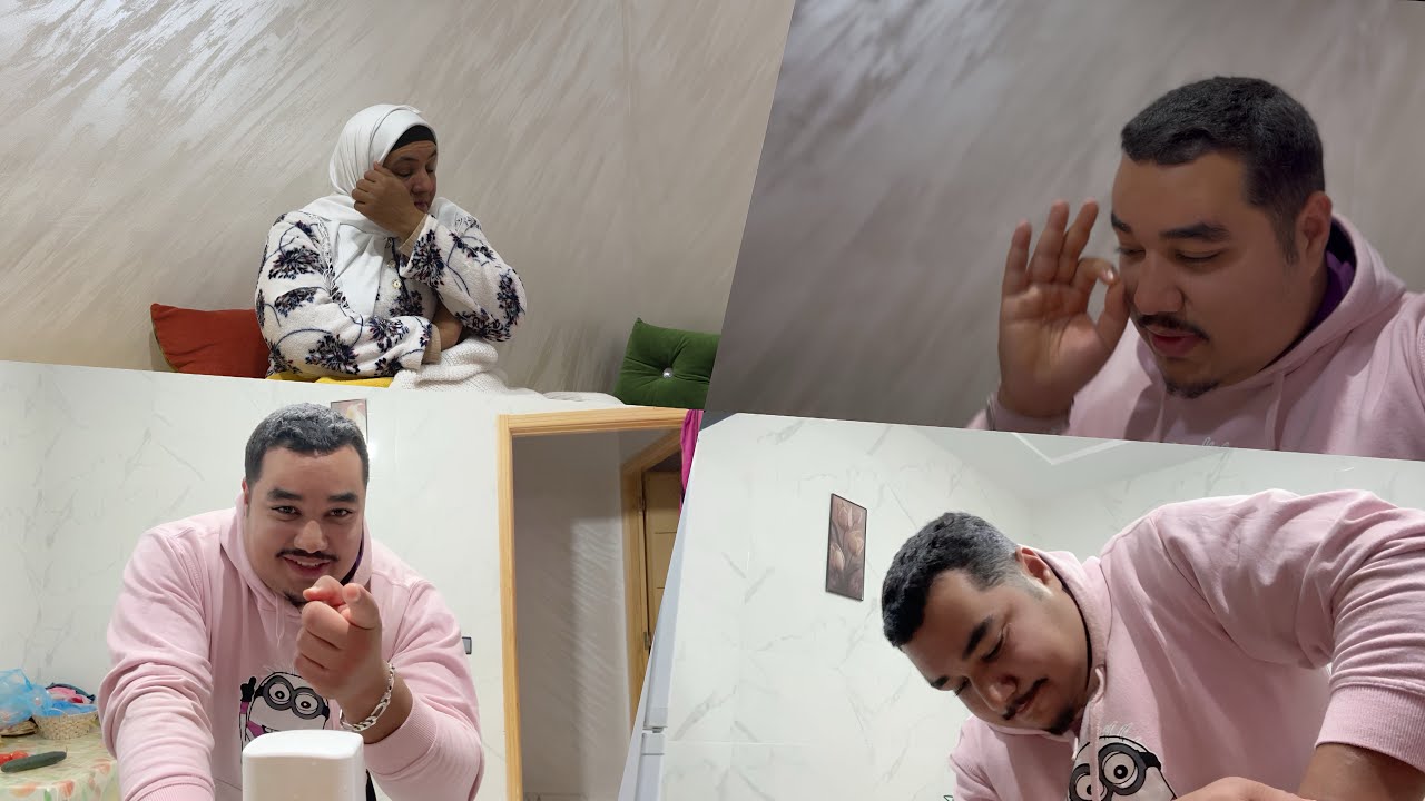 دخلت نعاون مرتي فالكوزينة 😓 والوليدة معجبهاش الحال 😱 والله ياربي وكيف ندير 💔💔💔