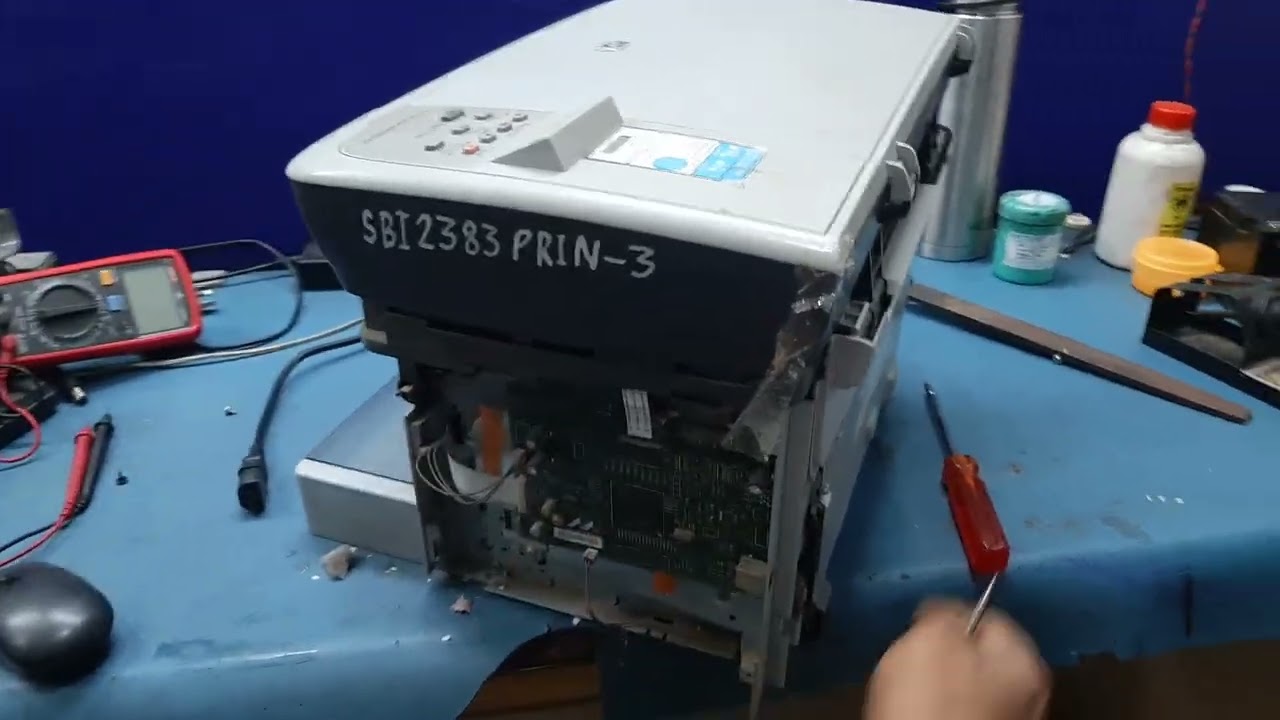Hp laserjet M1005 Troubleshooting Printer won't Turn on & also confirmed logic card dead problem