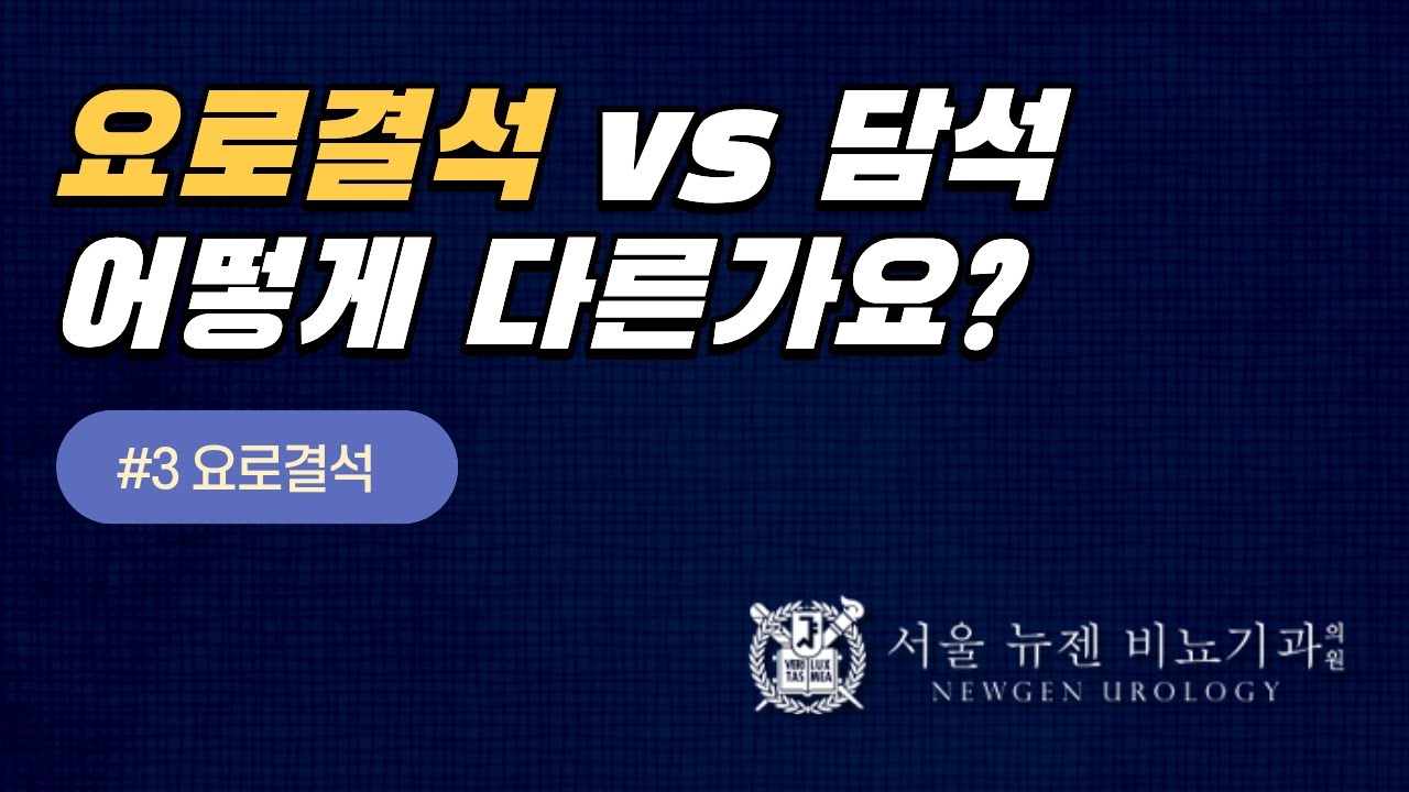 요로 결석 vs 담석 어떻게 다른가요? (맹장염 증상과 구분법)