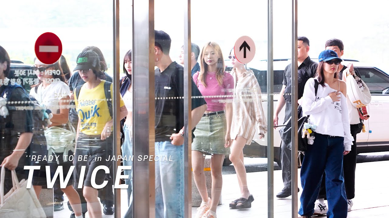 240712 TWICE(트와이스) 일본 스케쥴 출국 (사나 제외) departure for JAPAN 4K