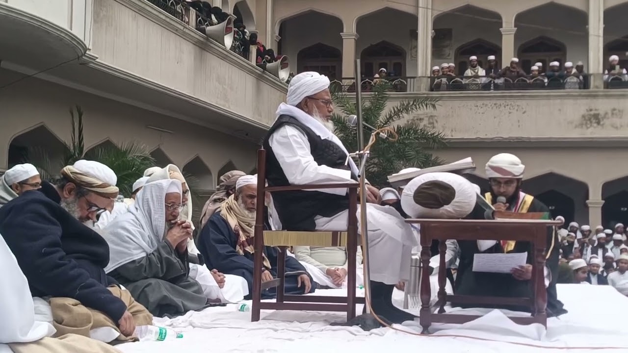 Bukhari Sharif ki Akhri hadees Dastar Bandi JAMIA QASMIA MADARSA Shahi Moradabad