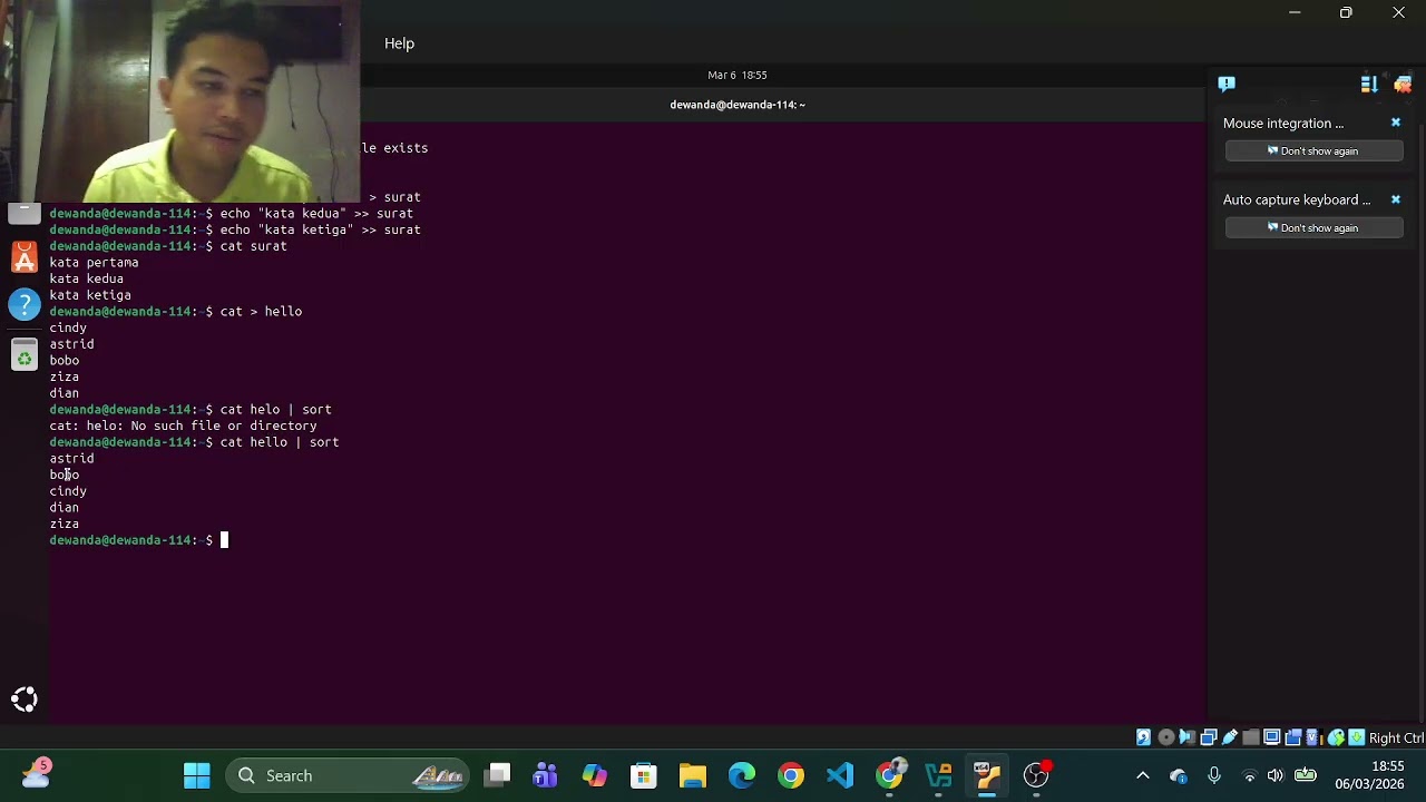 Praktikum 2 Operasi Input Output