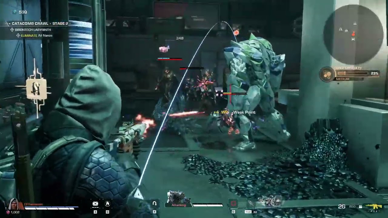 nanos everywhere and not a shot is missed (hopefully anyway)