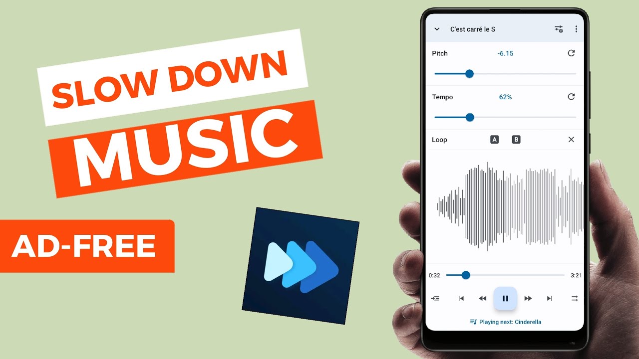 3 Best Slow Down Music App for Android | Slow Down Pitch Music Android