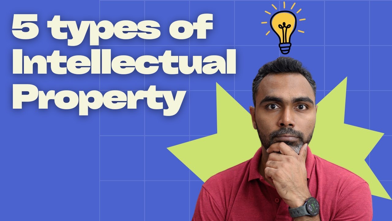 5 types of Intellectual Property Rights you need know about #ip #iplaw #typesofip