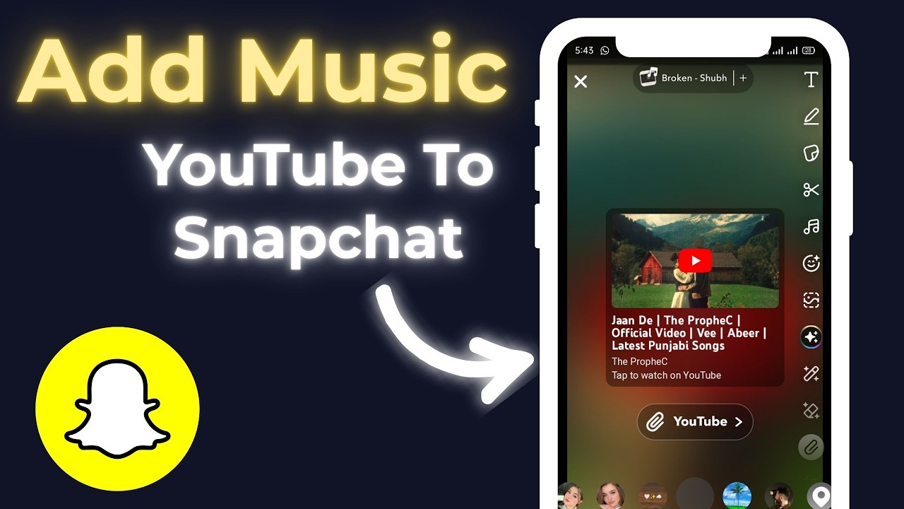 How To Add Music To Snapchat From YouTube