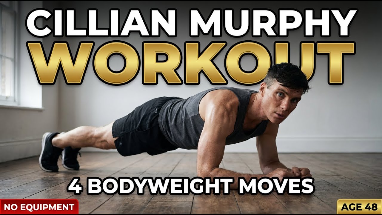 Cillian Murphy's ACTUAL Workout: 4 Bodyweight Exercises | Discipline Over Destruction