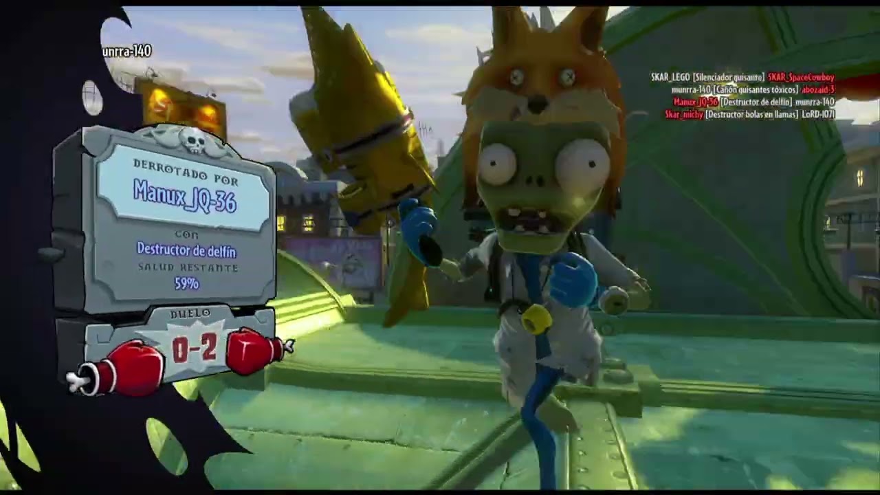 Plantas vs Zombies GW Derrota Por Equipos, Guisante Tóxico,07 Derrotados