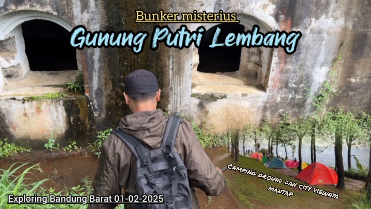 Ada bunker misterius dibalik keindahan Gunung Putri Lembang