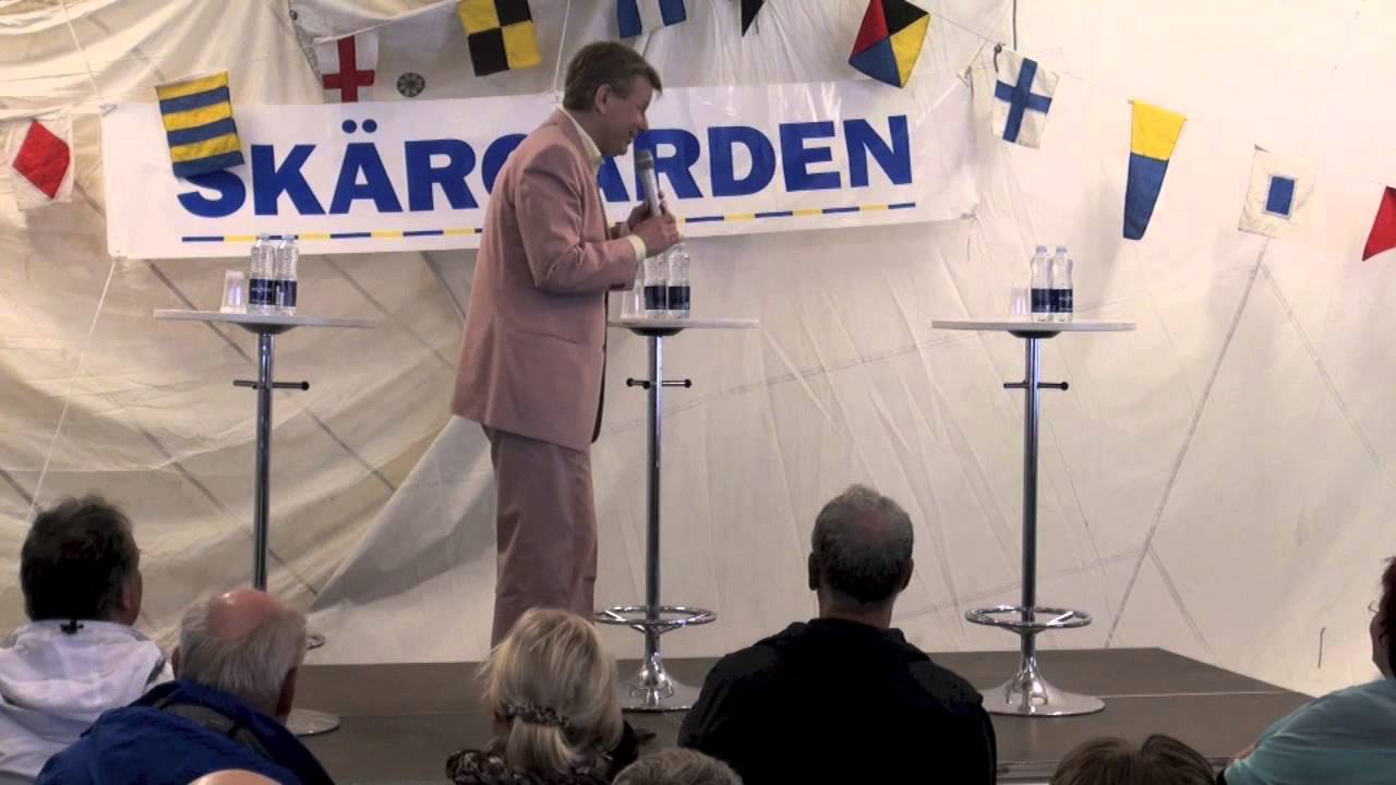 Imitatör Göran Gabrielsson på Skärgårdsmässan