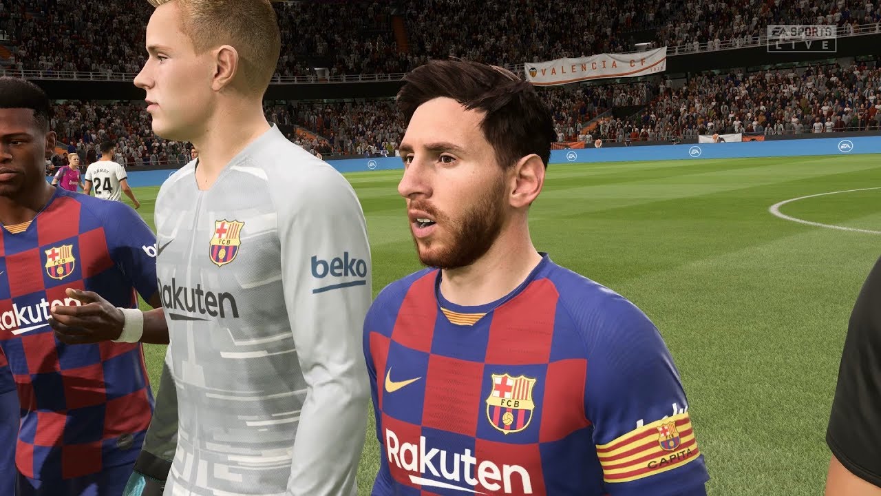 FIFA 20 | Valencia vs FC Barcelona - Estadio Mestalla (Full Gameplay)