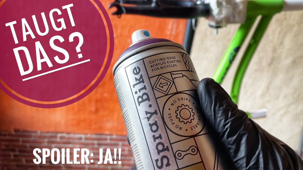 Fahrrad lackieren mit Spray.Bike - das Kubikes Kinderfahrrad bekommt einen neuen Look