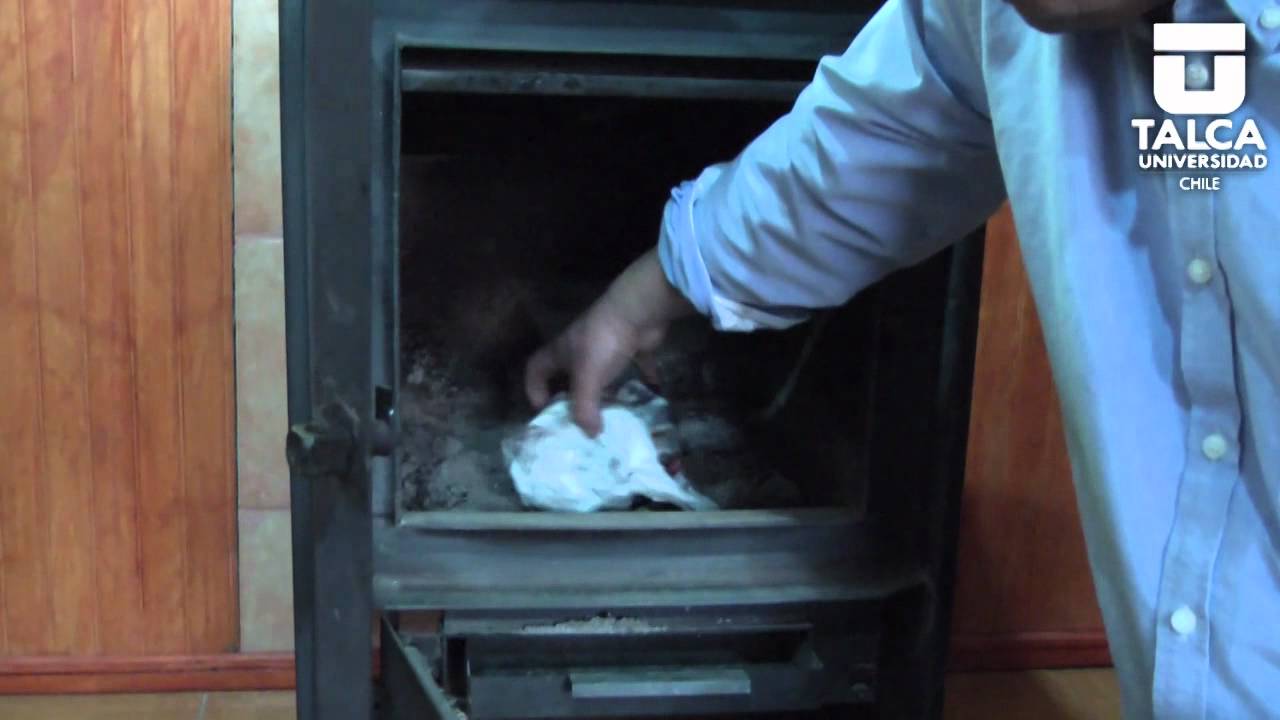 ¿ Sabe cómo encender una estufa a Leña?