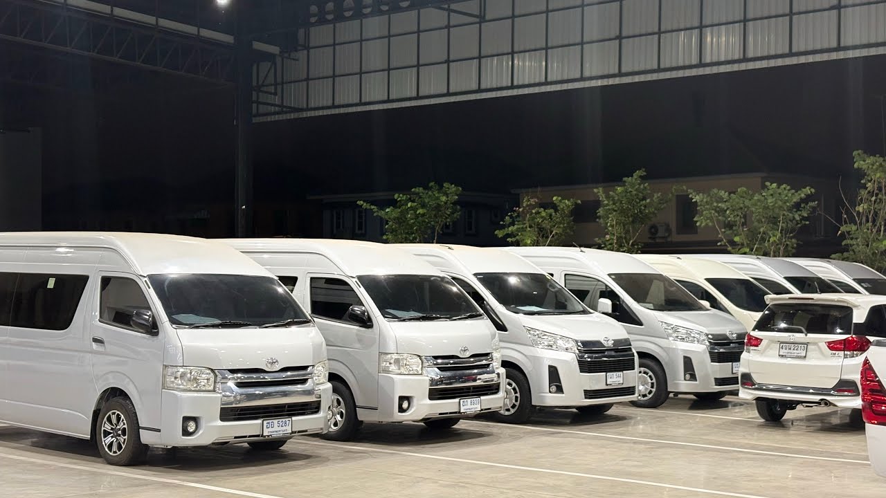 เปิดคลังรถตู้ที่ใหญ่ที่สุดมีในสต๊อก 20 กว่าคันสายนำเที่ยวทั่วไทยรับส่งพนักงานห้ามพลาดโทร 0654382082￼