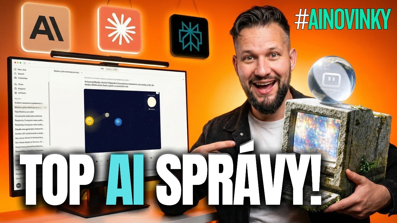 AI agent Perplexity, top novinky Gemini a Claude! Šialený AI týždeň! 🔥