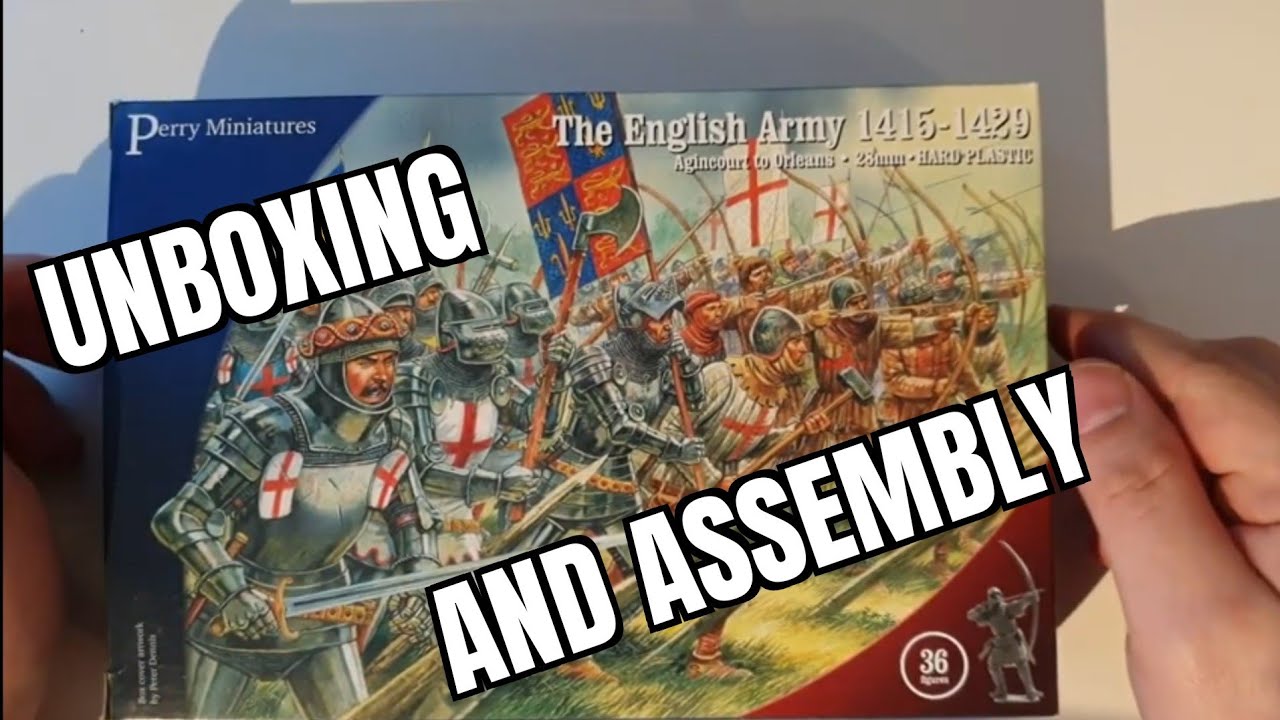 Unboxing and review English army 1415-1429 - Perry miniatures
