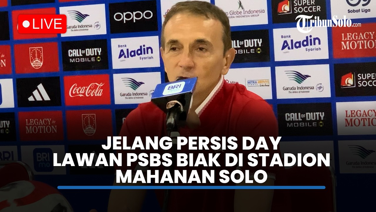 🔴LIVE : Jelang PERSIS DAY lawan PSBS Biak di Stadion Manahan, Persis Pede Main di Malam Hari