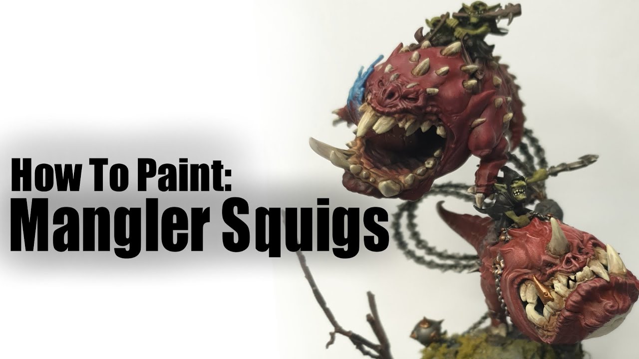 Mangler Squigs: Painting tutorial (Age of Sigmar)