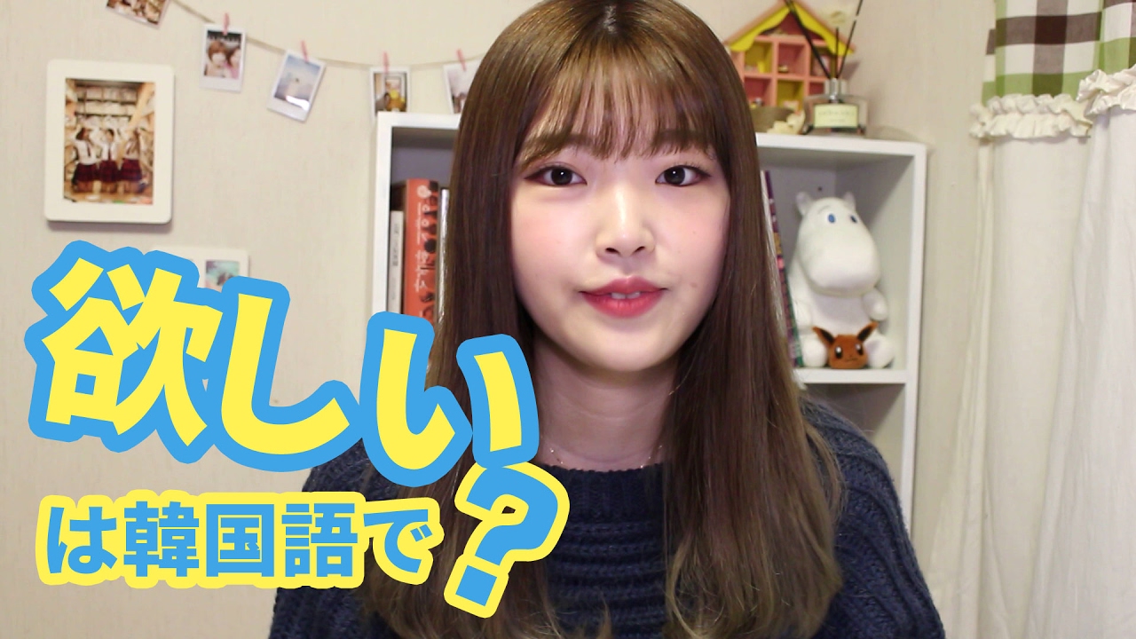 韓国語勉強┃「欲しい」は韓国語で？ #21