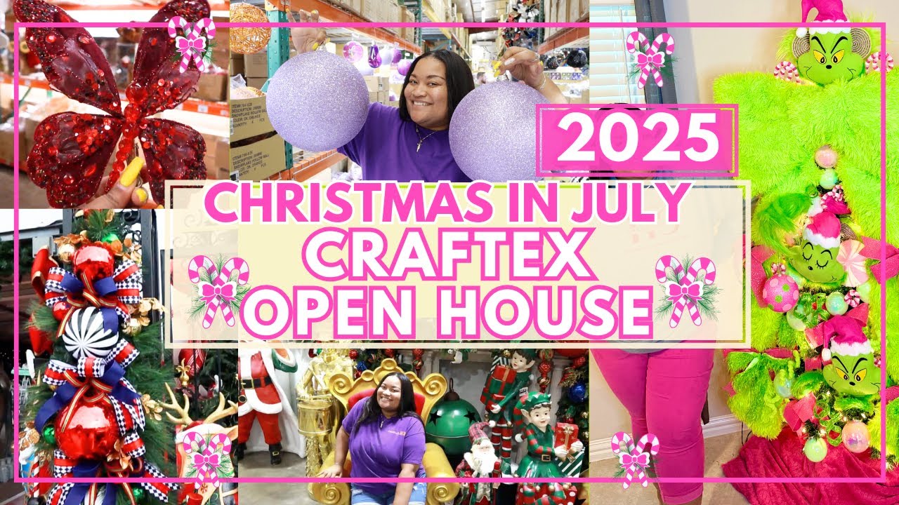 CHRISTMAS IN JULY |  CRAFTEX CHRISTMAS OPENING DAY 2025| CHRISTMAS DECORATIONS |ALICIA B LIFESTYLE