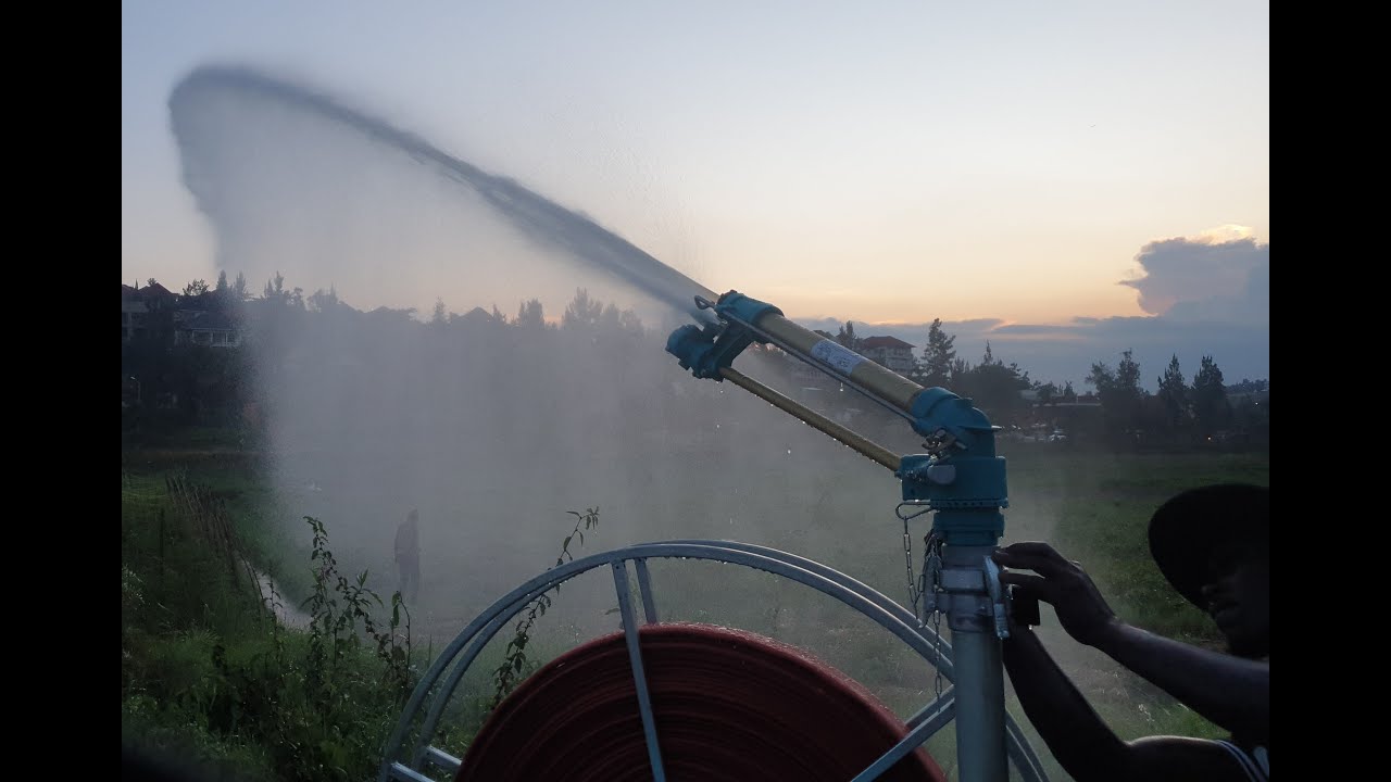 Rain gun sprinkler irrigation using Yuzuak Irriforce Mico Irrigation traveller