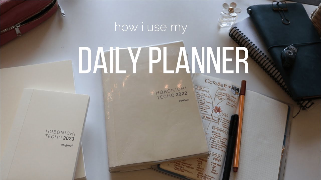 How I use my daily planner - Hobonichi Cousin