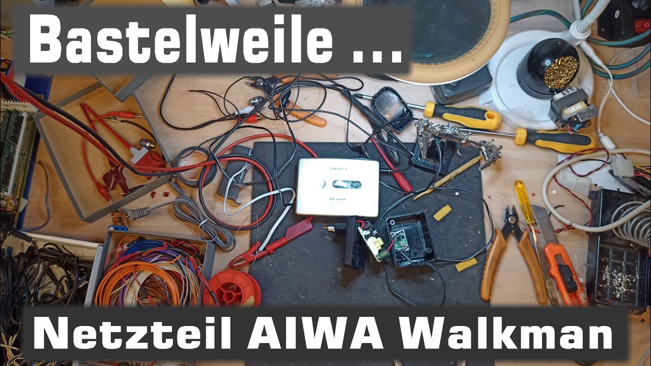 𝗕𝗮𝘀𝘁𝗲𝗹𝘄𝗲𝗶𝗹𝗲: Walkman AIWA PX557 - Netzteil defekt?