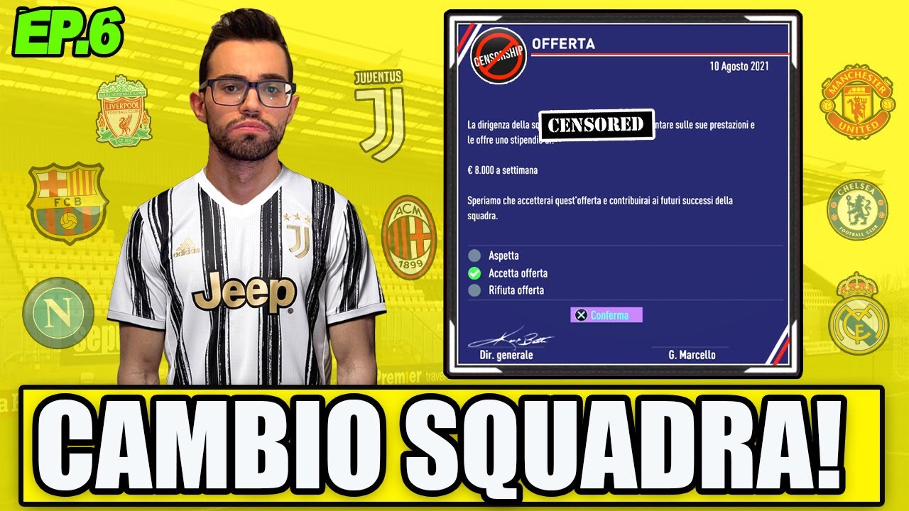 😱 HO CAMBIATO SQUADRA!! ECCO QUALE HO SCELTO!! + TRIPLETTA SUBITO!! FIFA 21 CARRIERA GIOCATORE #6