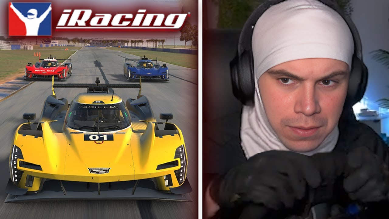 ГЛЕБ УЧАСТВУЕТ в ГОНКАХ на МАШИНАХ (iRacing) | Sasavot